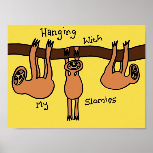 私のぶら下がった怠け者 ポスター (正面)