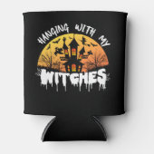 私のぶら下がった魔女とハロウィーン 缶クーラー (正面)