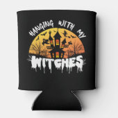 私のぶら下がった魔女とハロウィーン 缶クーラー (裏面)