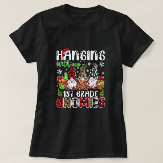 私のぶら下がった1年生のクリスマス格言と Tシャツ (デザイン正面)