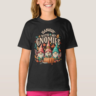私のぶら下がったGnomiesと一緒に – 子供へ大人も同様 Tシャツ