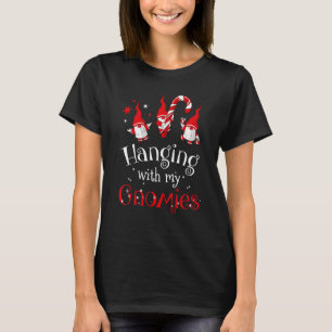 私のぶら下がったGnomiesのクリスマスおもしろい格言とCos Tシャツ