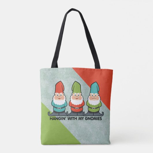 私のぶら下がったGnomiesの友人と トートバッグ (裏面)