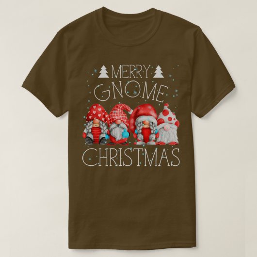 私のぶら下がったGnomiesガーデンおもしろい格言醜いSw Tシャツ (デザイン正面)