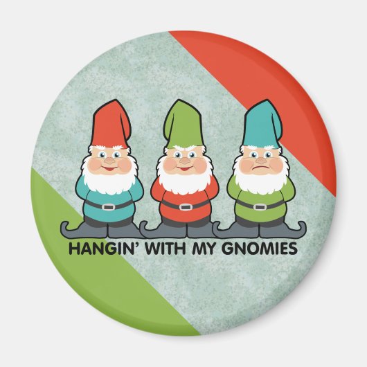 私のぶら下がったGnomies Homies Magnetと一緒に マグネット (正面)