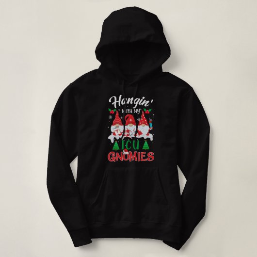 私のぶら下がったICUグノミーナースクリスマスサンタと パーカ (デザイン正面)
