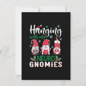 私のぶら下がったNeuro Gnomiesナースクリスマスサン 招待状 (正面)