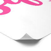 私のぷにぷにの女の子の保育園ピンクのタコさんよ ポスター (角)