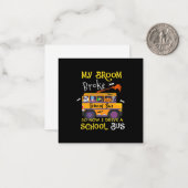 私のほうきが壊れたので、スクールバスの運転手になったハロ ノートカード (正面/裏面インサイチュ)