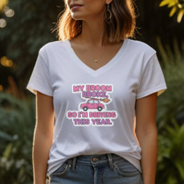 私のほうきが壊れた 面白い魔法使いの引用 | ハロウィンのユーモア Tシャツ
