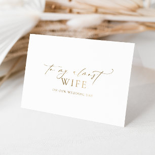 私のほぼ妻の結婚式の日にエレスミア 箔カード