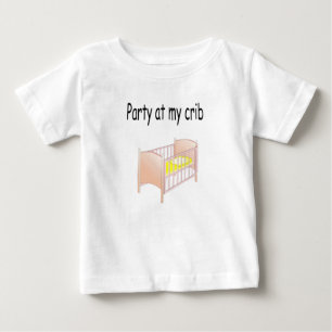 私のまぐさ桶のTシャツのパーティー ベビーTシャツ