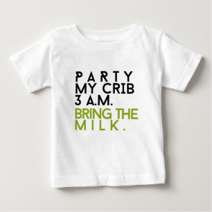 私のまぐさ桶3AMのTシャツをパーティを楽しんで下さい ベビーTシャツ