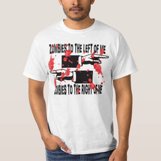 私のまわりのゾンビ完全に Tシャツ (正面)