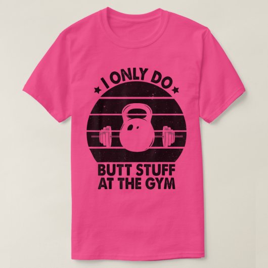 私のみ物でジム女子おもしろいトレーニングフィット Tシャツ (デザイン正面)