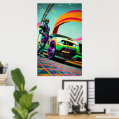 私のもう一人の運転手は車です ポスター (ホームオフィス)