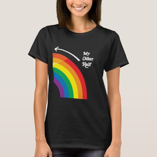 私のもう半分が正しい Tシャツ (正面)