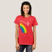 私のもう半分は右側にいます - white.png tシャツ (正面フル)