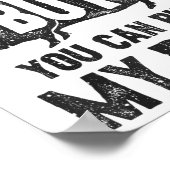 私のもしお尻をこするBbqを引っ張るおもしろい ポスター (角)