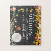 私のもしハートは秋になるだろう季節だった ジグソーパズル (縦)