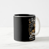 私のもしピットブルを傷つけたら、すぐに犬のピットBu ツートーンマグカップ (正面右)