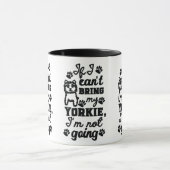 私のもしヨークシャーテリアマグを持って来ることができない マグカップ (中央)