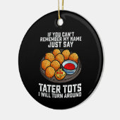 私のもし名前を思い出せないのターター・トット セラミックオーナメント (左)