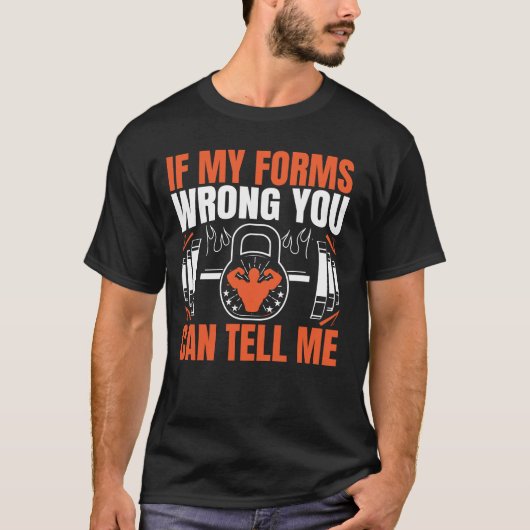 私のもし型枠の間違いを私に教えることができる Tシャツ (正面)