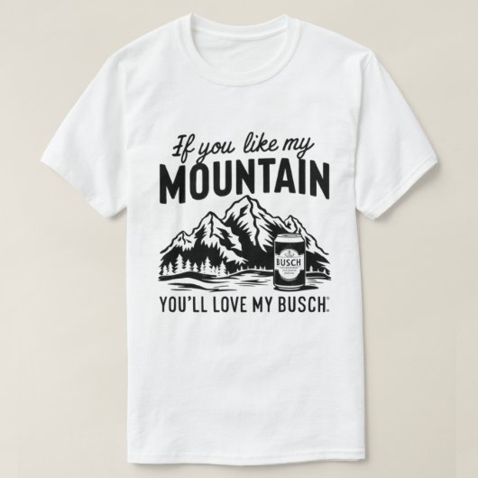 私のもし山が好きだね Tシャツ (デザイン正面)