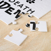 私のもし猫を傷つけたら、死ぬまで足を踏ませられる ジグソーパズル (側面)