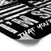 私のもし銃はあなたに怒る#39;mごめんなさい – おもしろい Gun Ri ポスター (角)