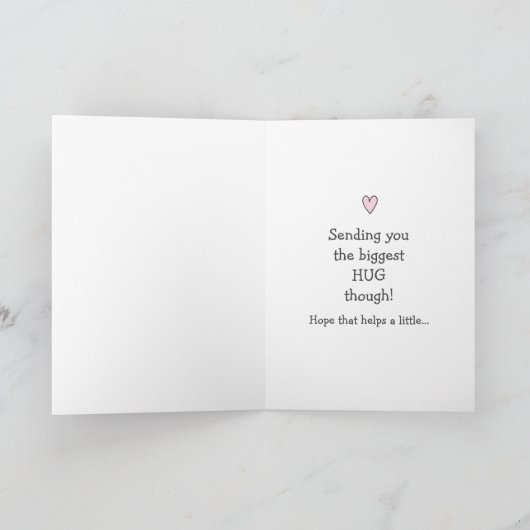 私のもし魔法の杖が癌になる – かわいい勇気付けられる カード (内部)