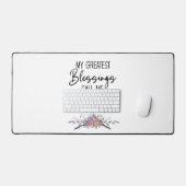 私のもっとも偉大恵みは母と呼ぶ デスクマット (キーボード&マウス)
