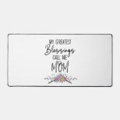 私のもっとも偉大恵みは母と呼ぶ デスクマット (正面)