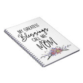 私のもっとも偉大恵みは母と呼ぶ ノートブック (右側)