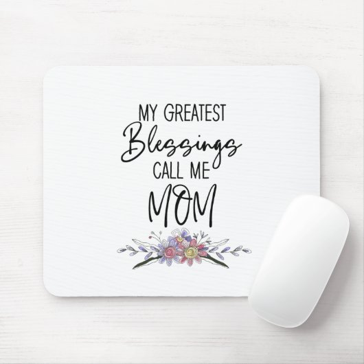 私のもっとも偉大恵みは母と呼ぶ マウスパッド (マウス)