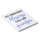 私のもっとも偉大恵みは私おじいちゃんブラックと呼ぶ ノートパッド (アングル)