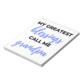 私のもっとも偉大恵みは私おじいちゃんブラックと呼ぶ ノートパッド (回転)