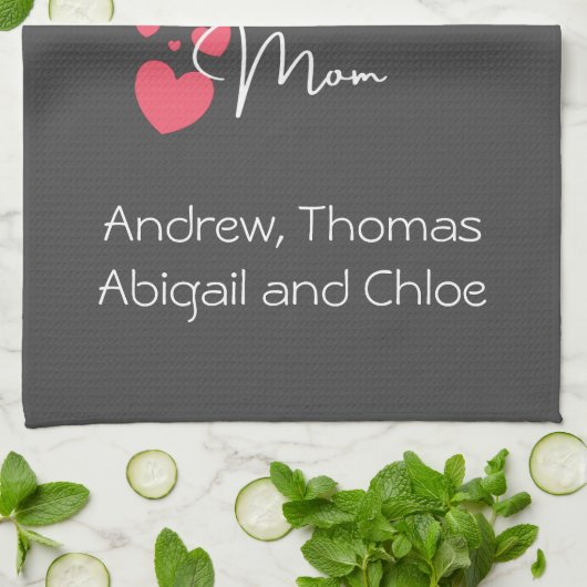 私のもっとも偉大恵みは私をママと呼び、ママのためのギフト キッチンタオル (折り畳み)