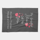 私のもっとも偉大恵みは私をママと呼び、ママのためのギフト キッチンタオル (横)