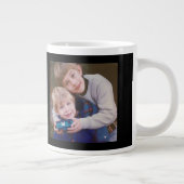 私のもっとも偉大恵みは私をママと呼び、ママのためのギフト ジャンボコーヒーマグカップ (右)