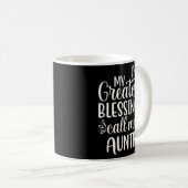 私のもっとも偉大恵みは私を特別な叔母と呼ぶ コーヒーマグカップ (正面右)
