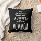 私のもっとも偉大恵みはMomMomと呼ぶ クッション (ブランケット)