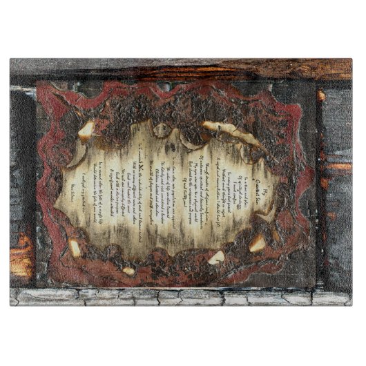 私のもっとも偉大罪 カッティングボード (正面)