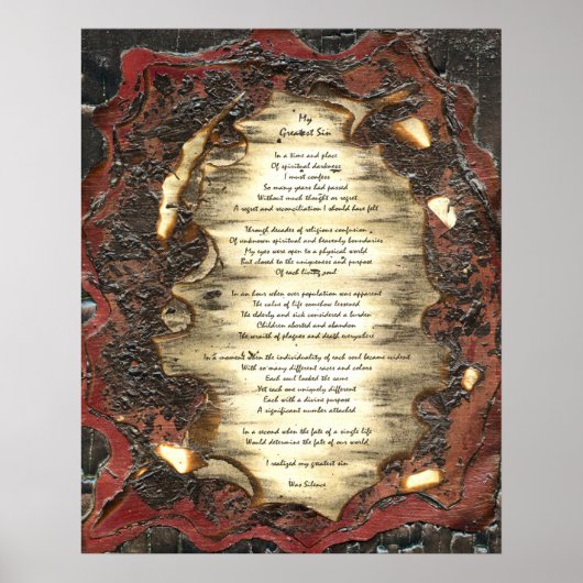 私のもっとも偉大罪 ポスター (正面)