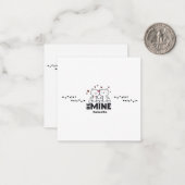 私のものになって - かわいいパーソナライズされた現代のバレンタイン ノートカード (正面/裏面インサイチュ)