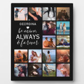 私のものになって　カップル写真コラージュ フォトプラーク (正面)