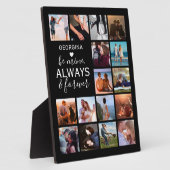 私のものになって　カップル写真コラージュ フォトプラーク (側面)