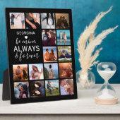 私のものになって　カップル写真コラージュ フォトプラーク (側面)