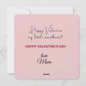 私のものになって ハートのバレンタイン ラッピポップ シーズンカード (裏面)